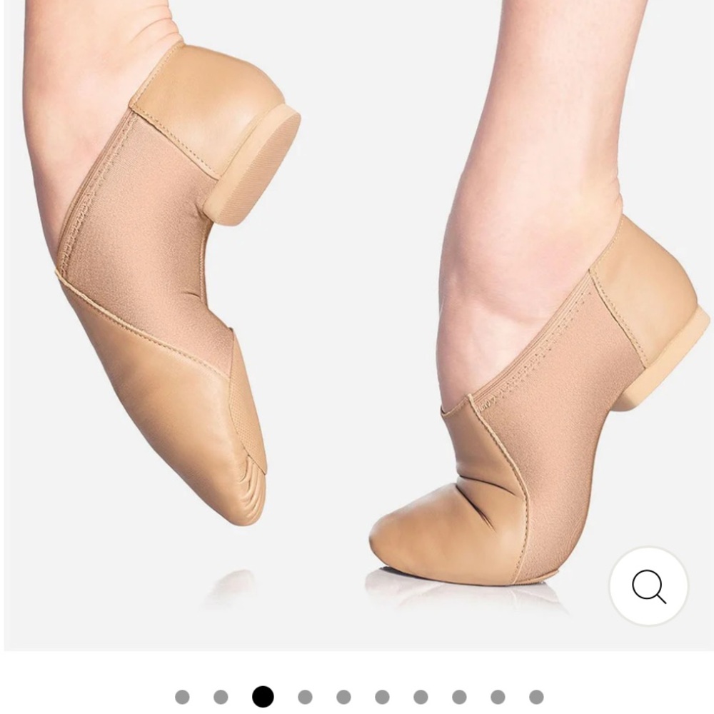 So Danca - JAZZ LEATHER SHOE WITH ARCH HUGGING NEOPRENE